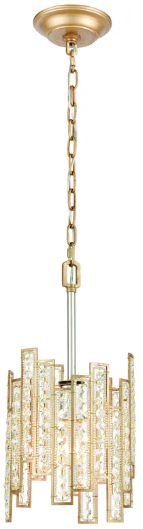 Equilibrium 8" Wide 1-Light Mini Pendant - Polished Nickel