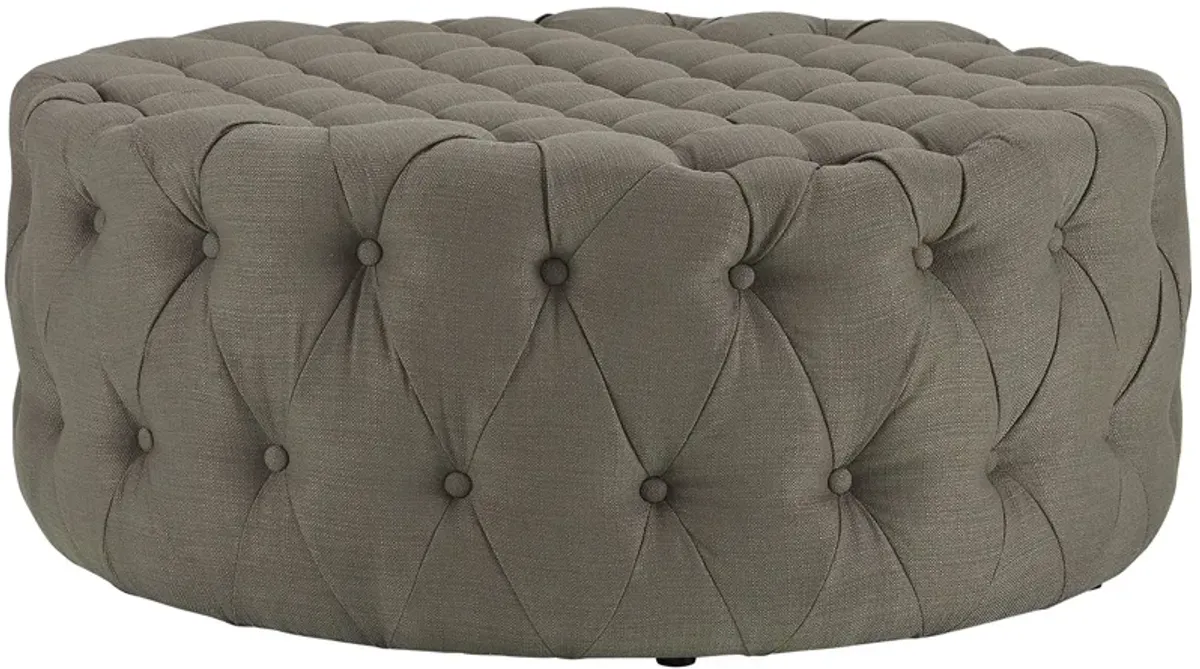 Amour Upholstered Fabric Ottoman