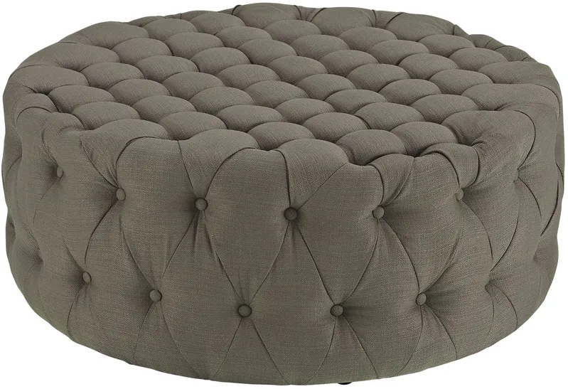 Amour Upholstered Fabric Ottoman