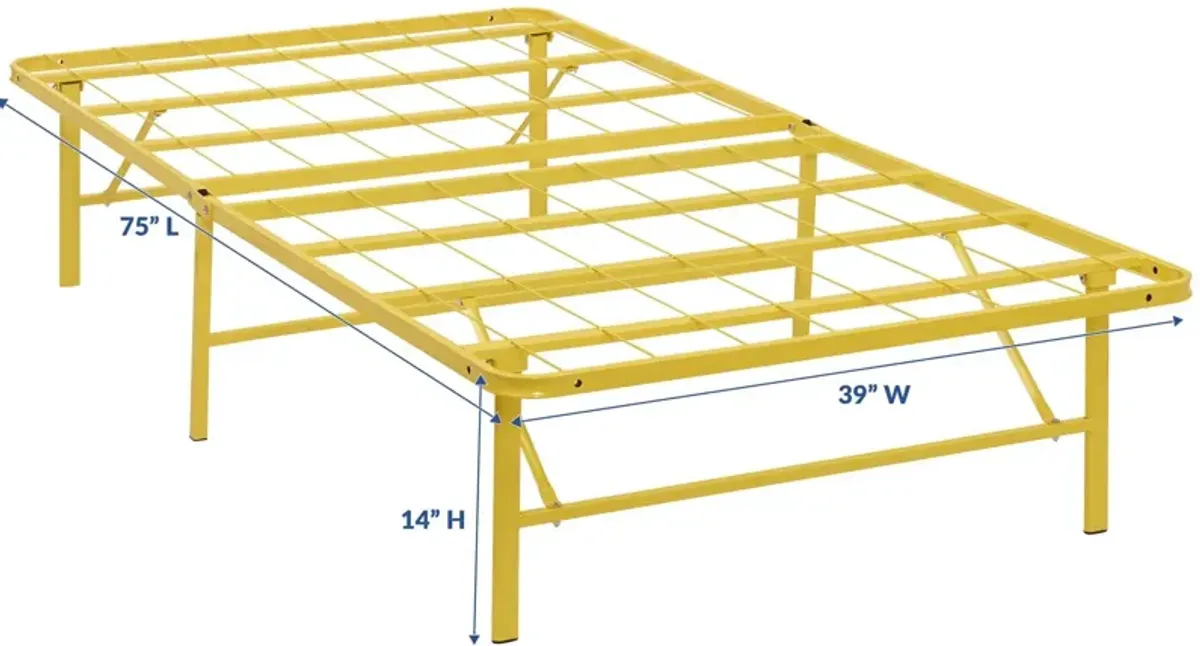 Horizon Twin Stainless Steel Bed Frame