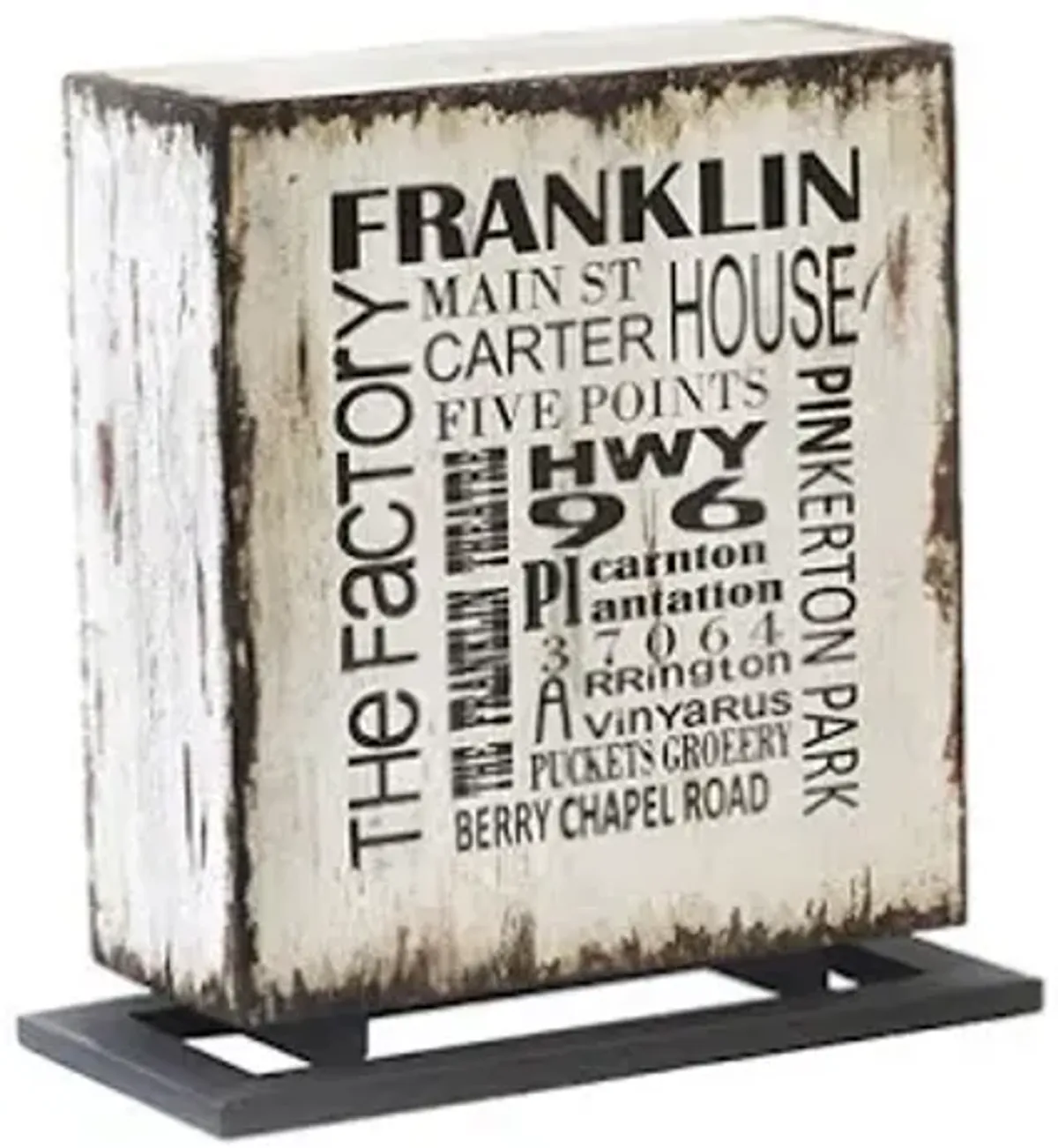 Weathered City Accent Box