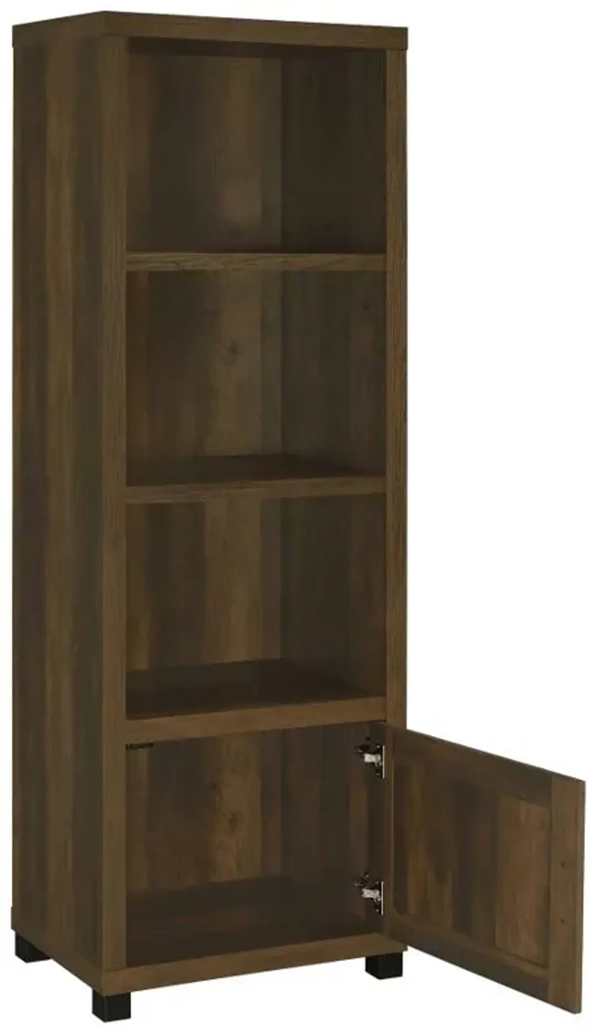 Sachin 3-piece Entertainment Center With 79" TV Stand Dark Pine