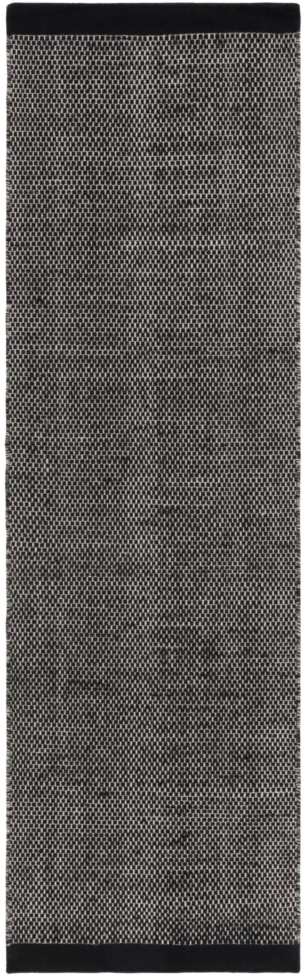 VERMONT 807 BLACK 2'-3' x 9' Runner Rug