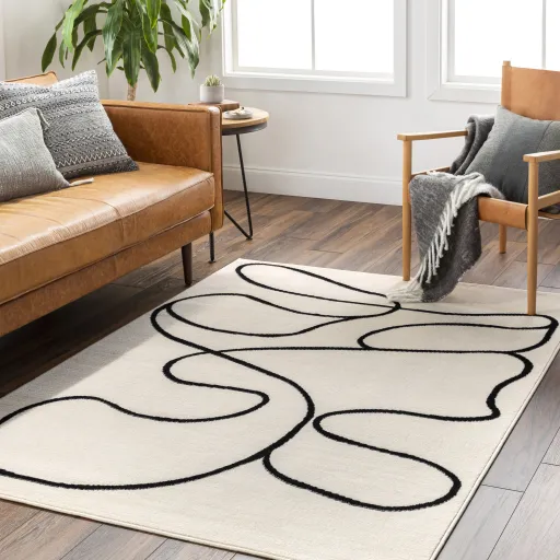 Pisa PSS-2354 5' x 7' Machine Woven Rug