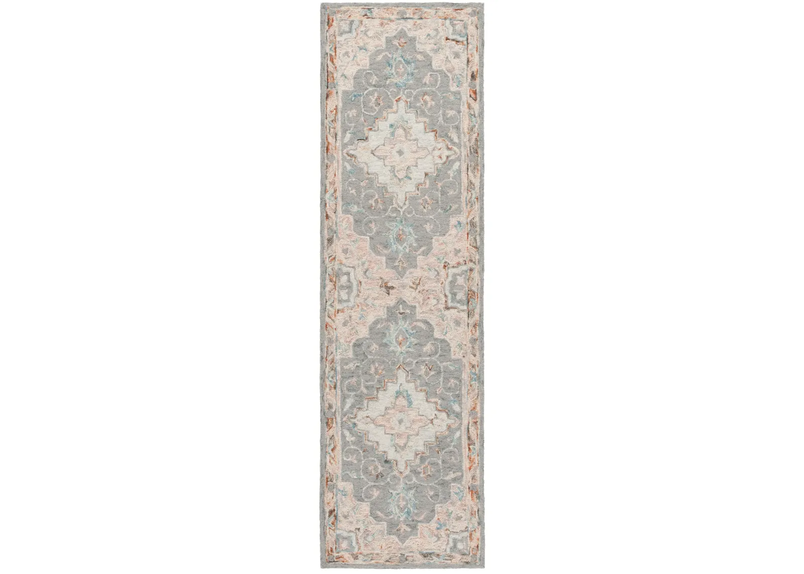 ANATOLIA 301 GREY  2'-3' x 8' Runner Rug