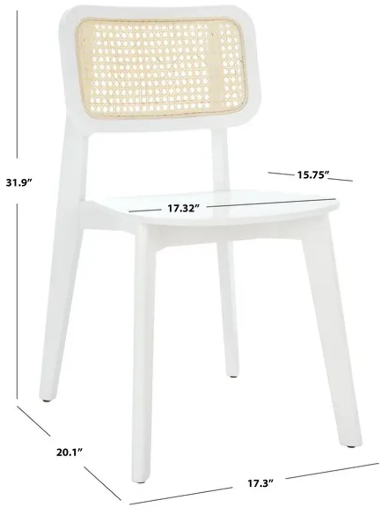 LUZ CANE DINING CHAIR - Set of 2