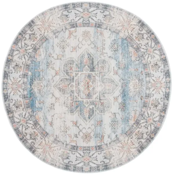 ARIZONA 128 IVORY  6' x 6' Round Round Rug