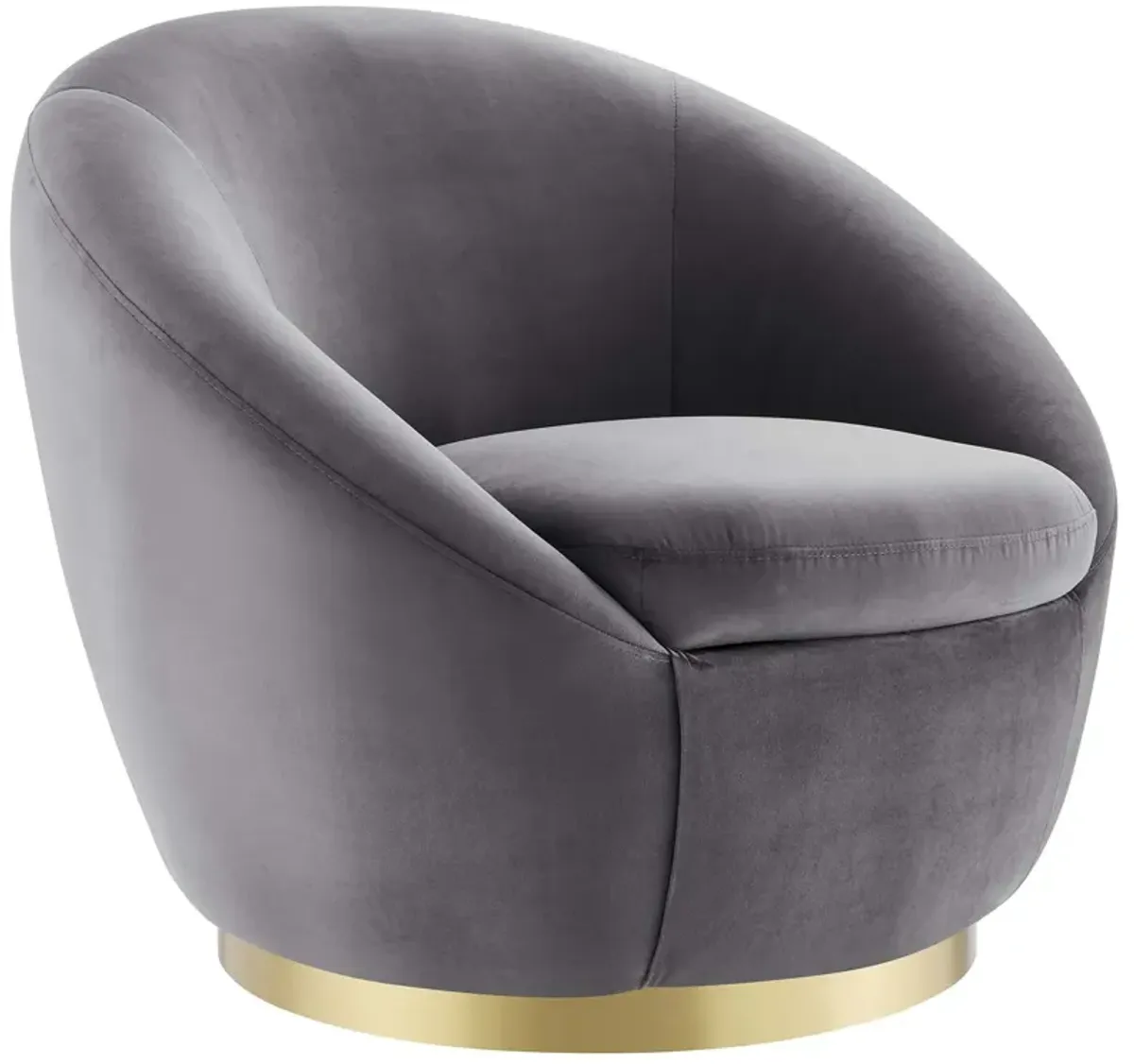 Buttercup Performance Velvet Performance Velvet Swivel Chair