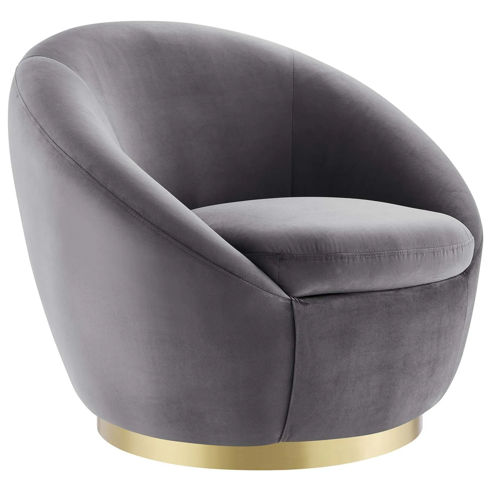 Buttercup Performance Velvet Performance Velvet Swivel Chair