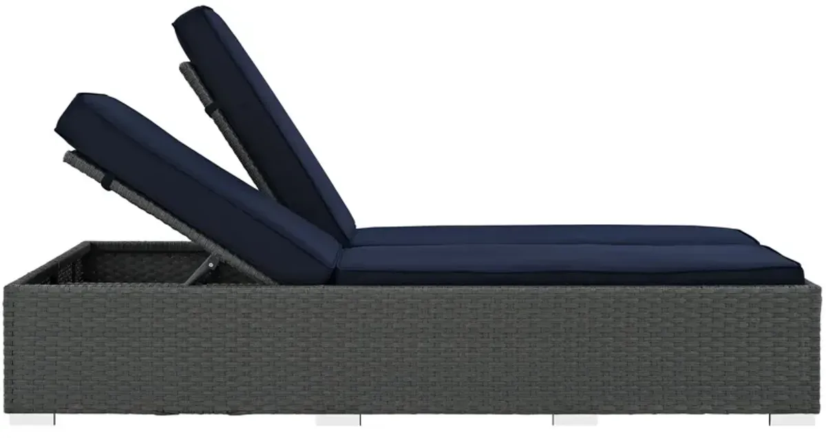 Sojourn Outdoor Patio Sunbrella® Double Chaise