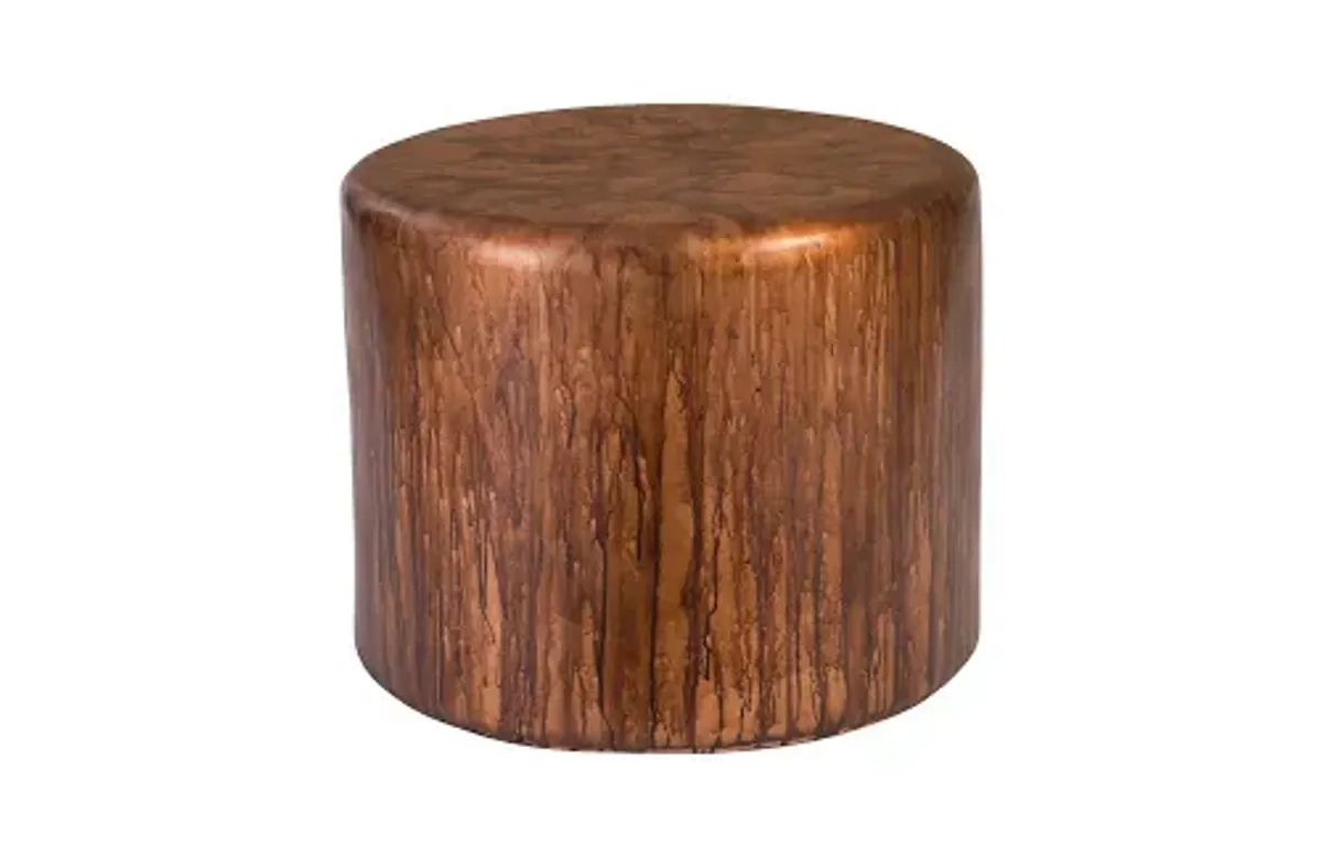 button end table, von braun finish