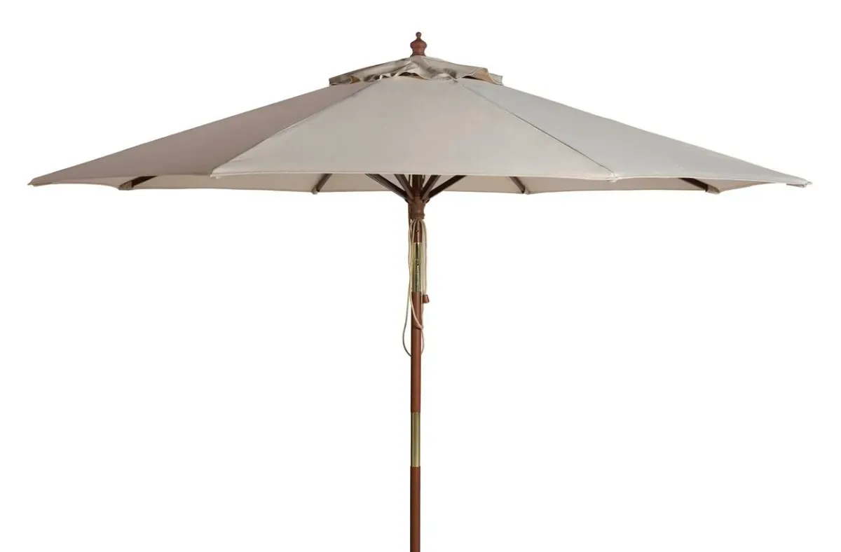 Cannes 9ft Wooden Outdoor Umbrella