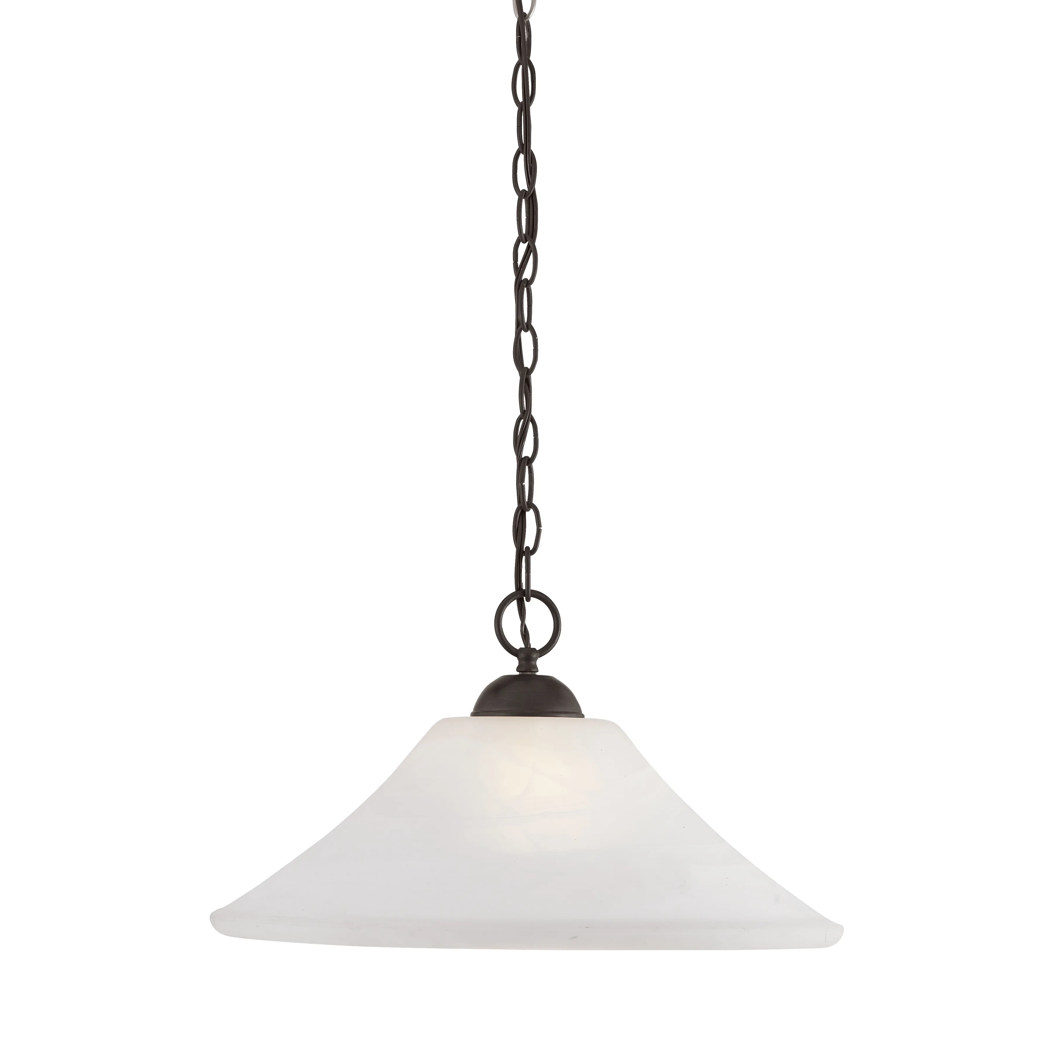 Elipse 18" Wide 1-Light Pendant - Painted Bronze