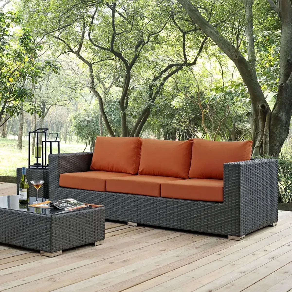 Sojourn Outdoor Sunbrella Sofa