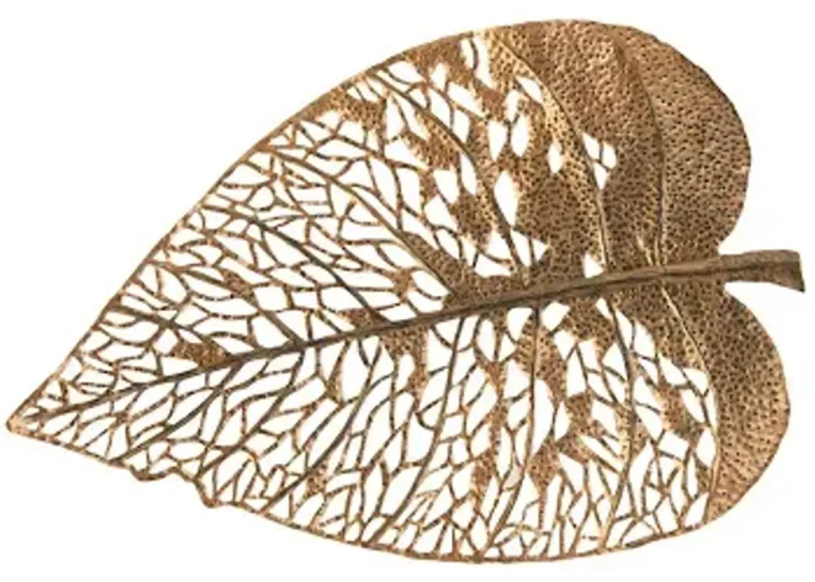 birch leaf wall art, copper, md