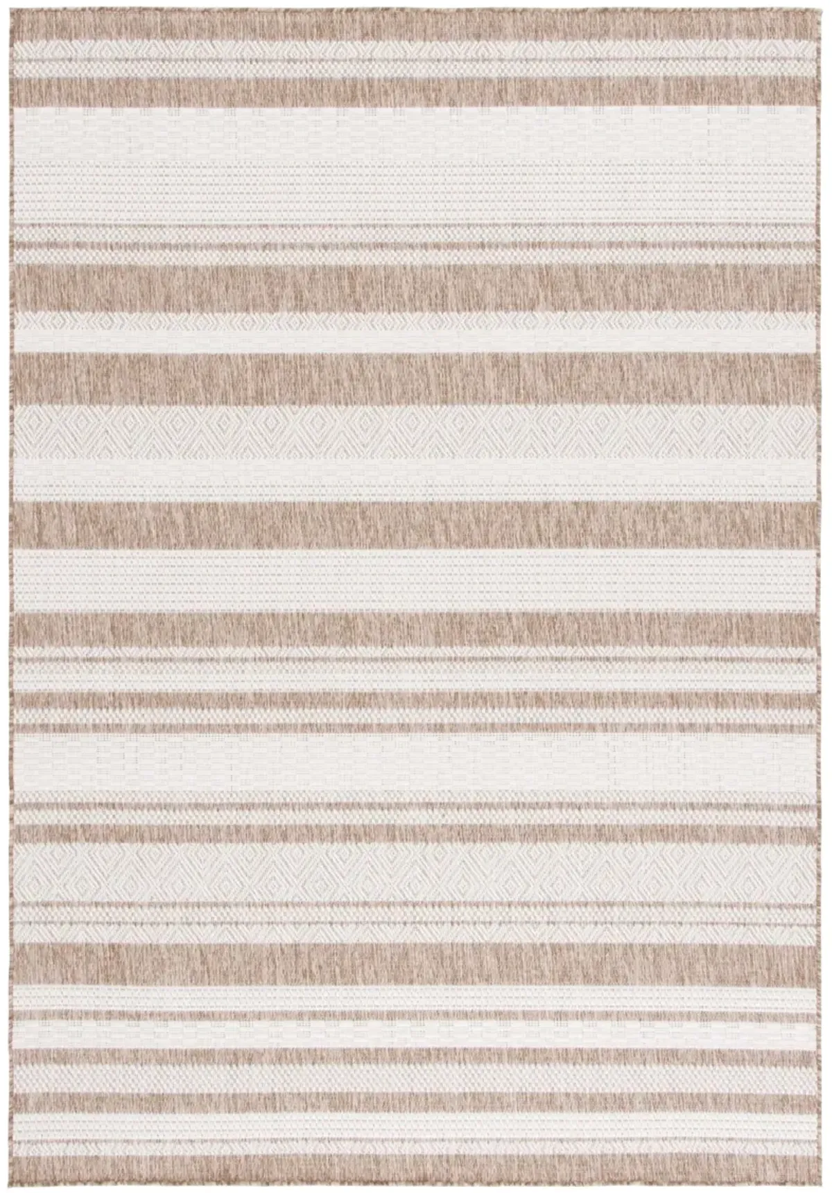 BEACH HOUSE 410 BROWN  8' x 10' Large Rectangle Rug