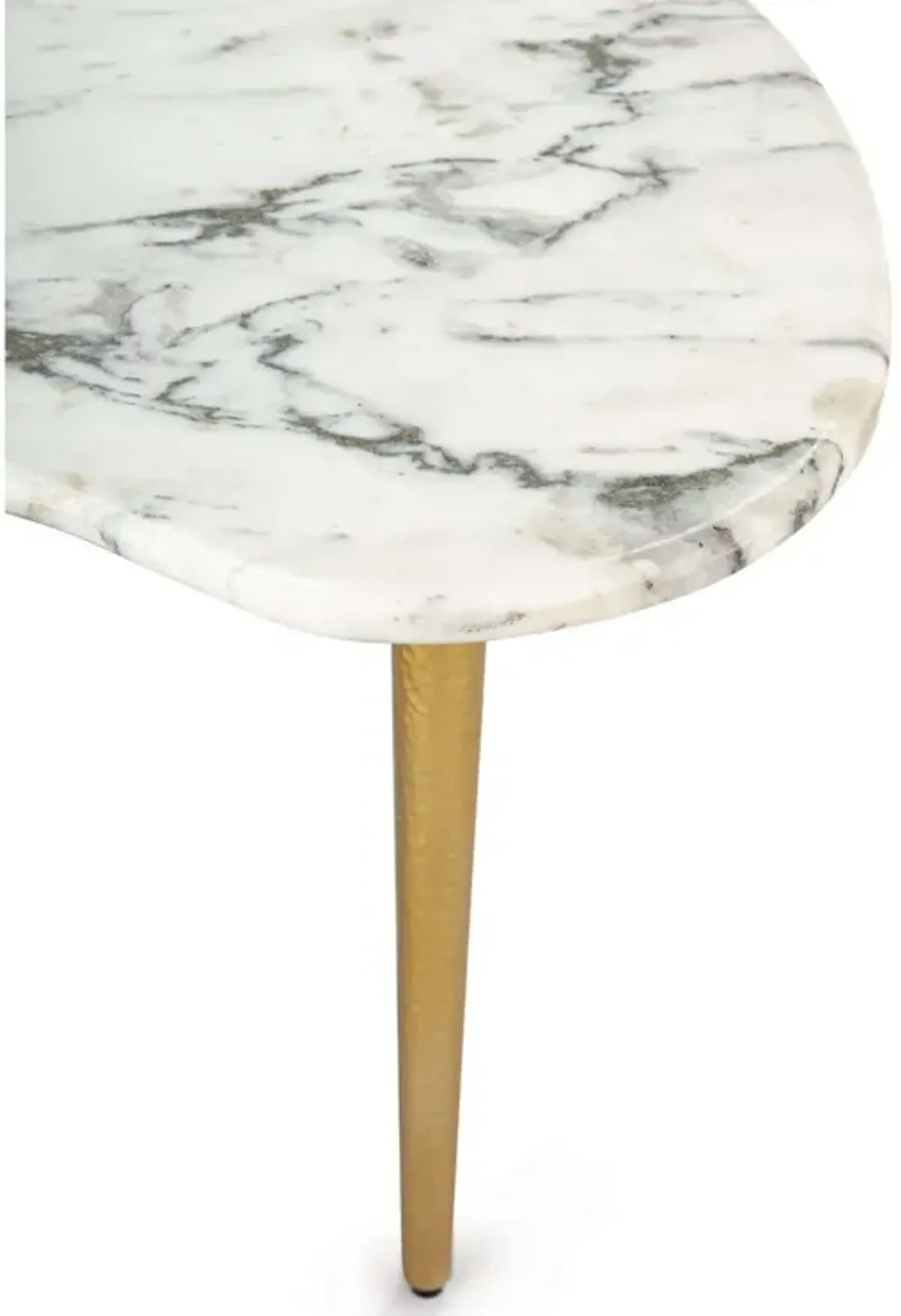 Jagger Marble Cocktail Table (White)