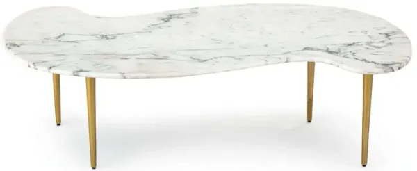 Jagger Marble Cocktail Table (white)