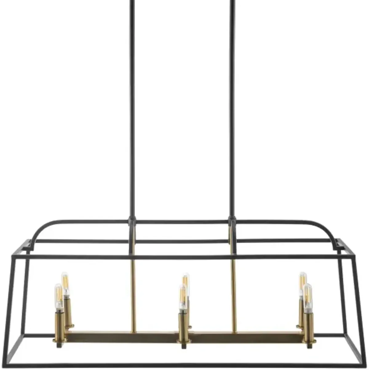 Possini POS-002 33"L x 12"W x 15"H Chandelier