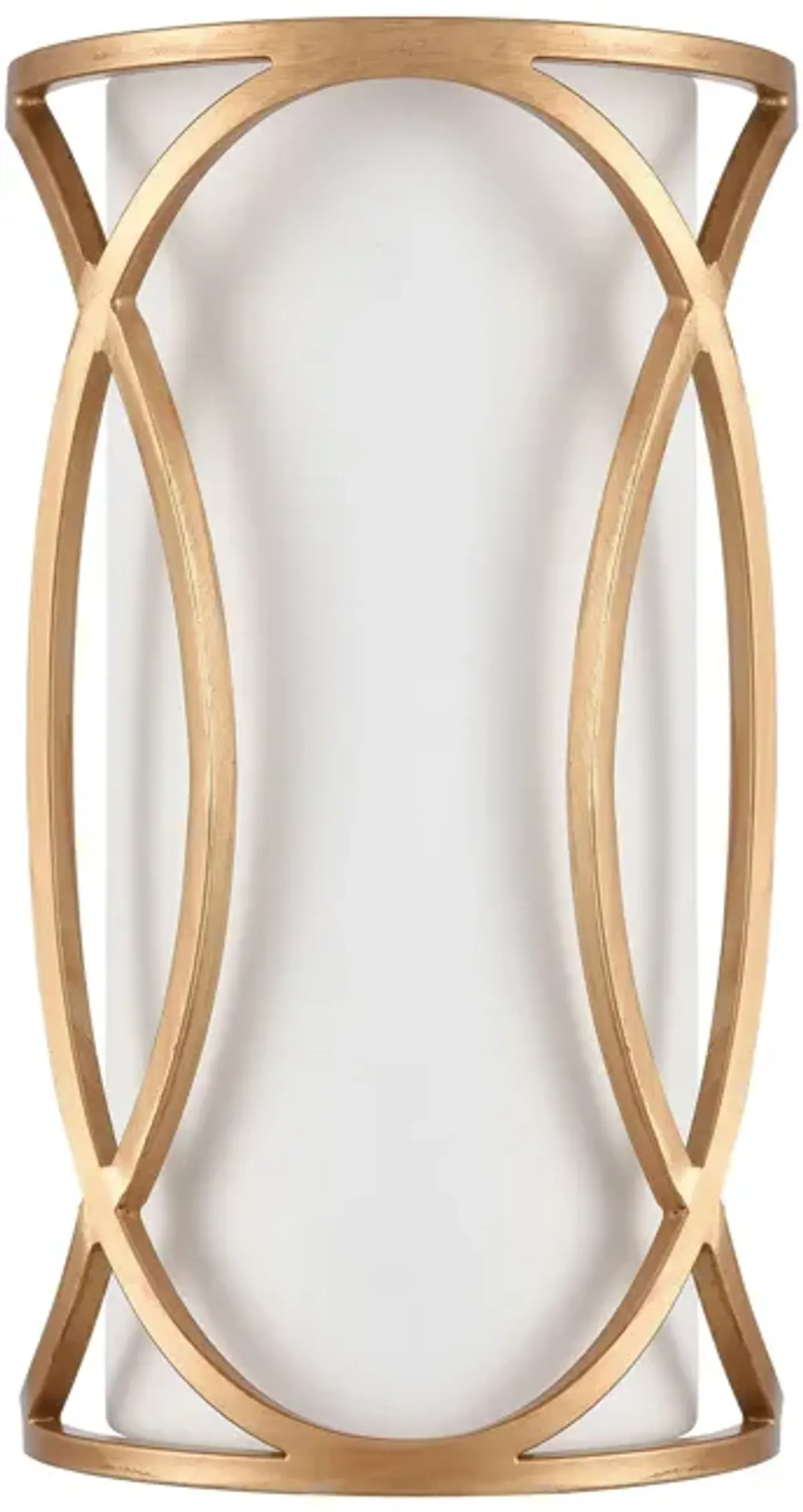 Ringlets 15" High 2-Light Sconce - Matte Gold