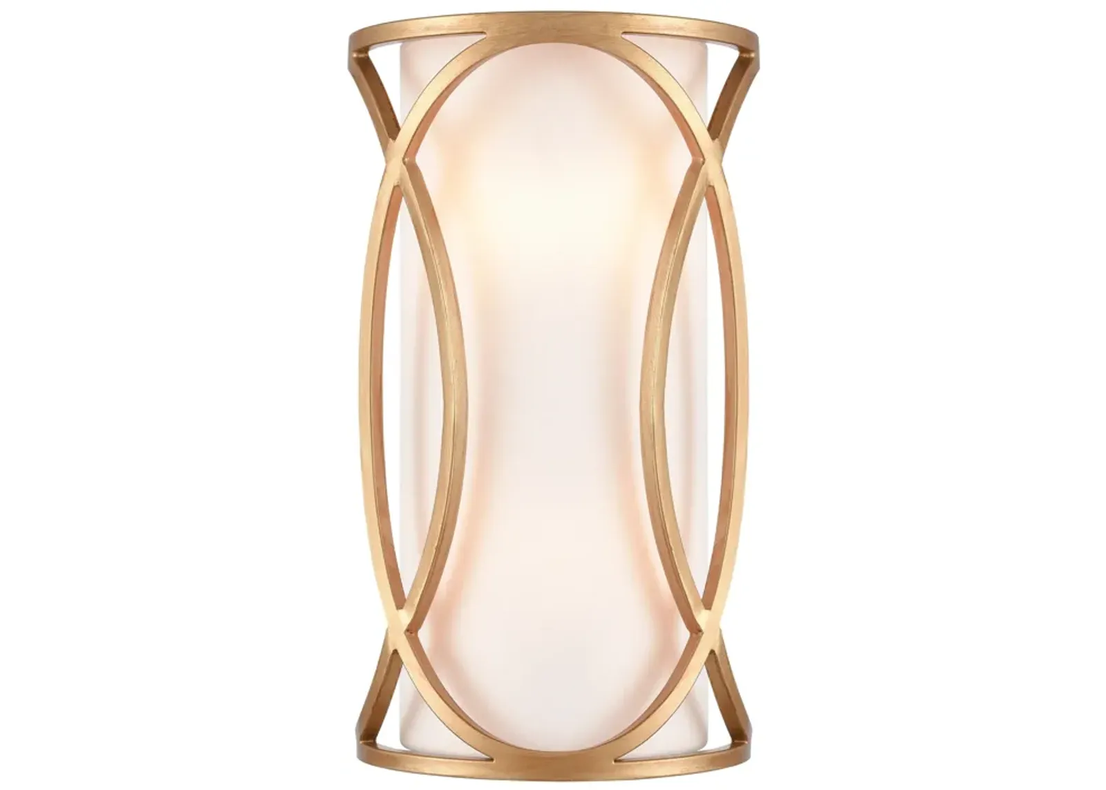 Ringlets 15" High 2-Light Sconce - Matte Gold