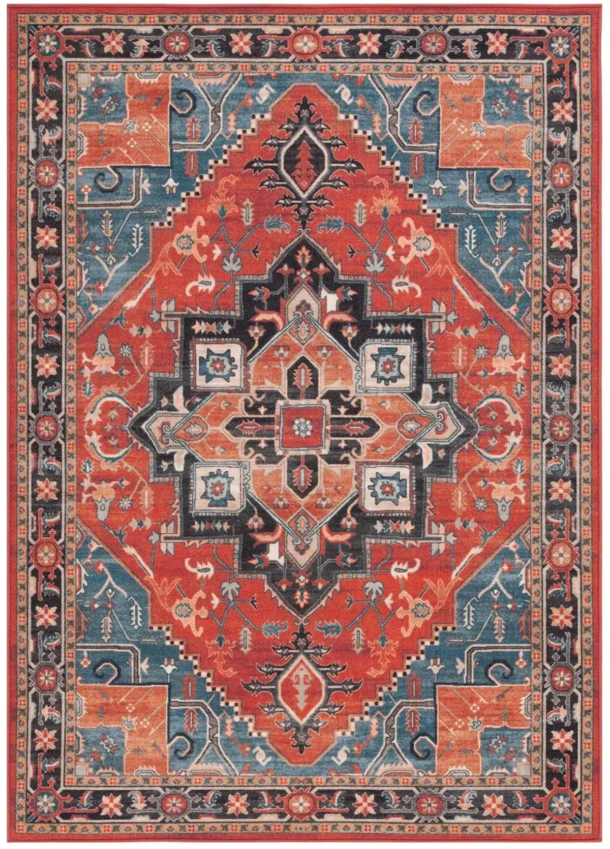 JOURNEY 102 RUST  4'-4' x 6'-4' Small Rectangle Rug