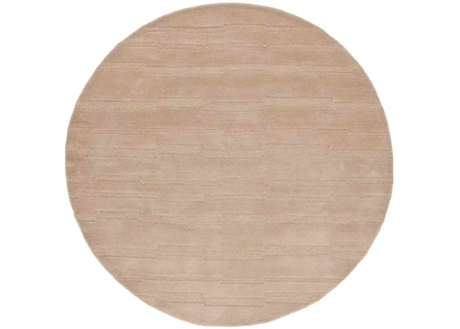 CHATHAM 301 TAUPE 6' x 6' Round Round Rug