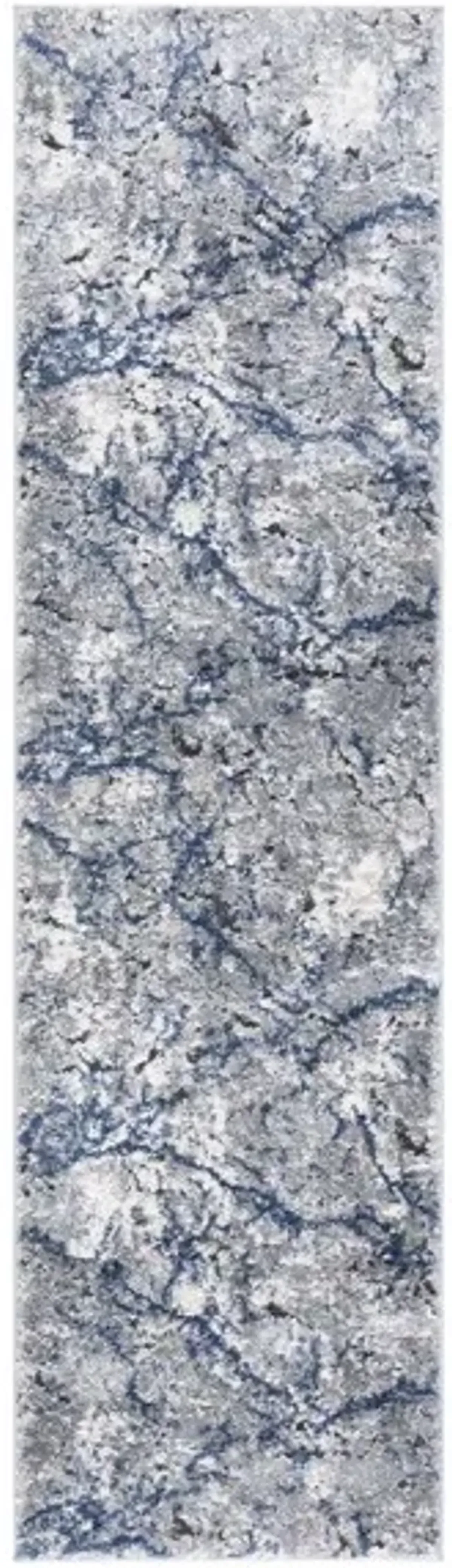 PETRA 108 Grey 2'-3' X 8' Runner Rug