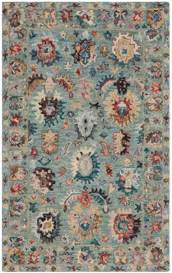 BLOSSOM Hand Tufted 3' x 5' area rug