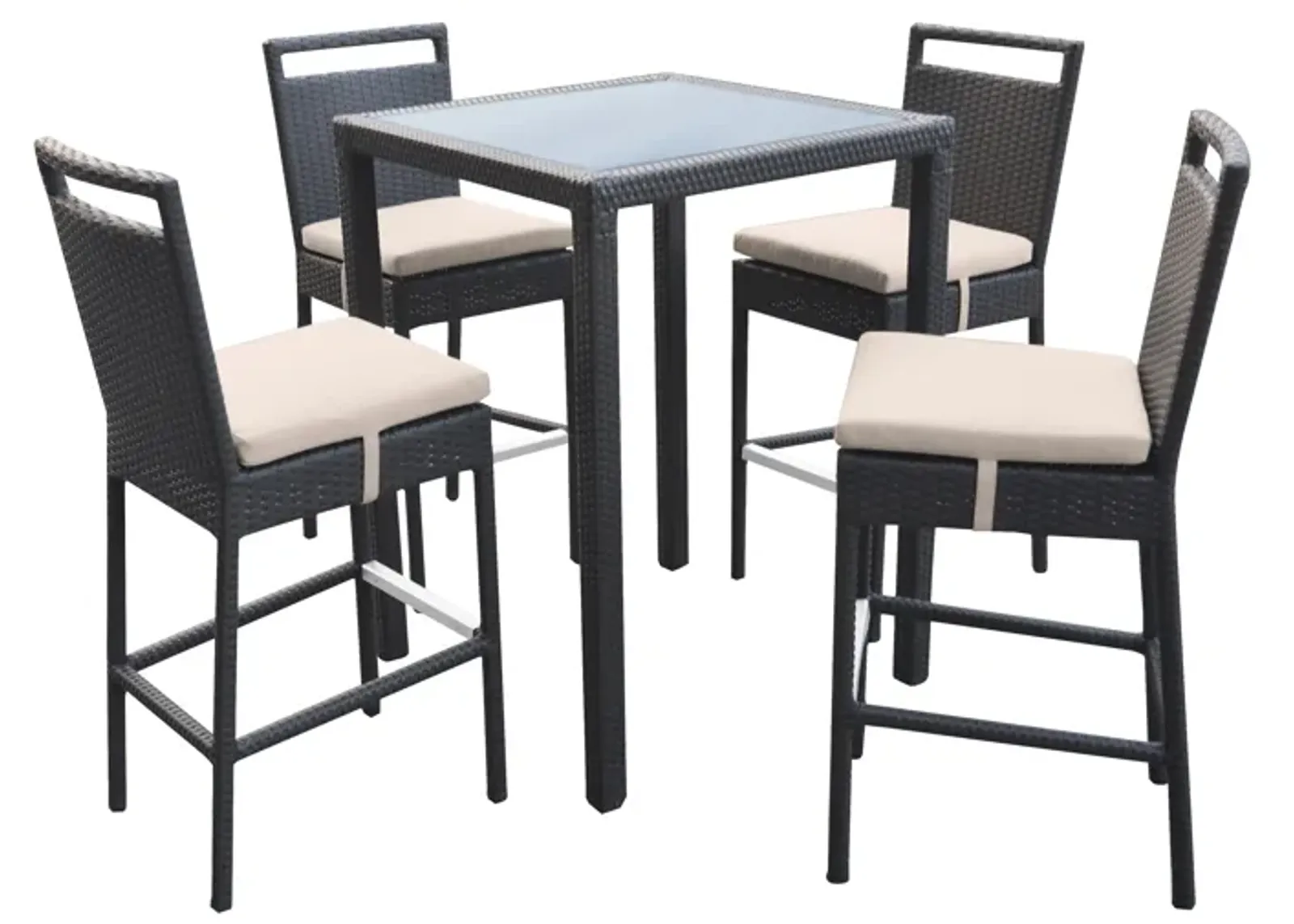 Tropez Outdoor 5-piece Bar Set 