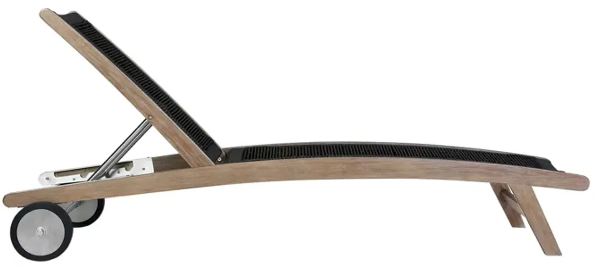 Chateau Outdoor Patio Adjustable Chaise Lounge Chair 