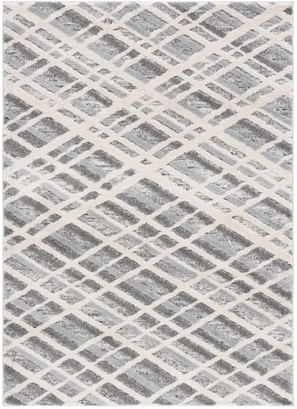 MARTHA STEWART 0753 IVORY GREY  9' x 12' Large Rectangle Rug