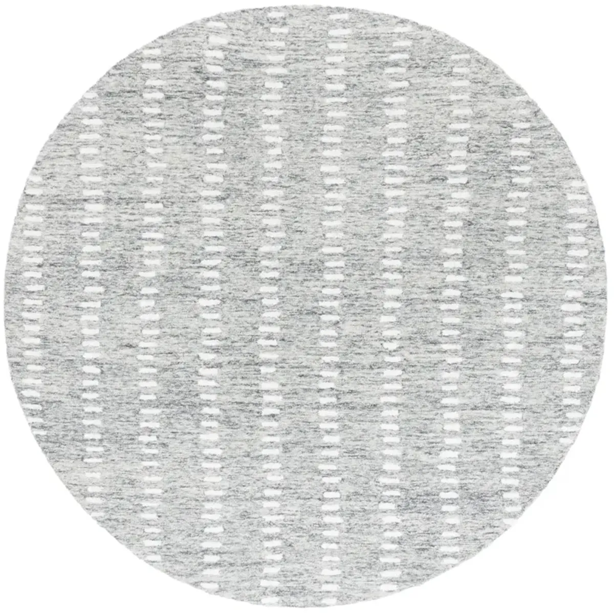 ABSTRACT 498 GREY  6' x 6' Round Round Rug