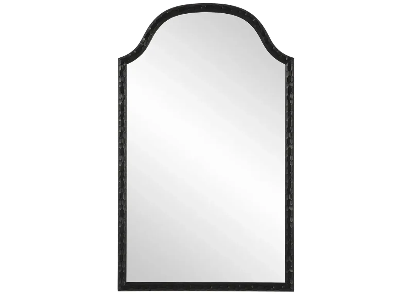 Matte Black Finish Wall Mirror