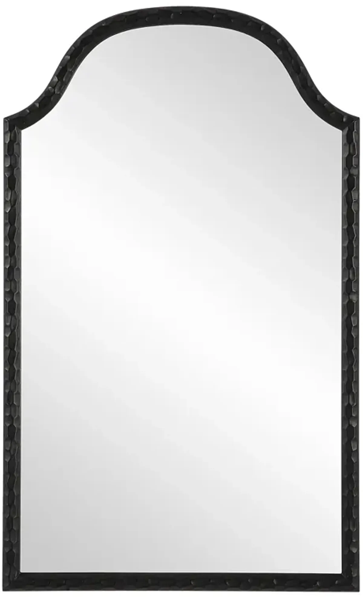 Matte Black Finish Wall Mirror