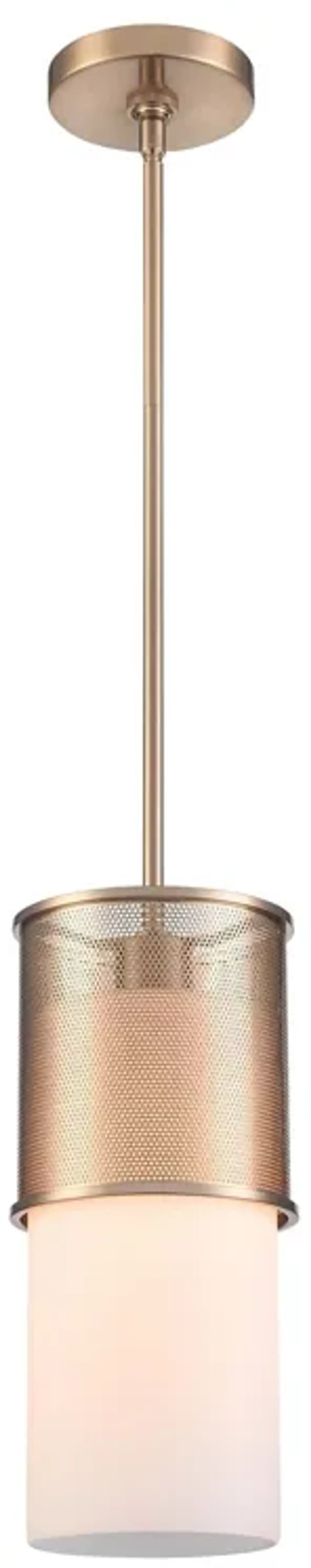 Esteem 6'' Wide 1-Light Mini Pendant - Aged Brass