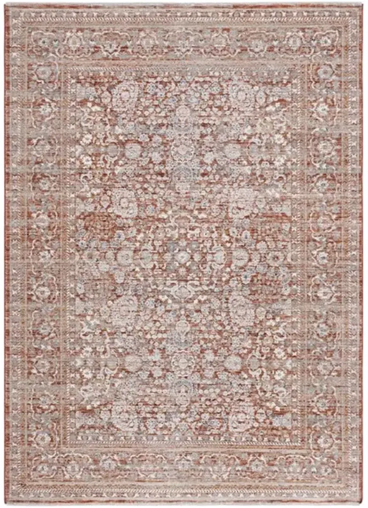 HARLOW 163 Red 4' X 6' Small Rectangle Rug