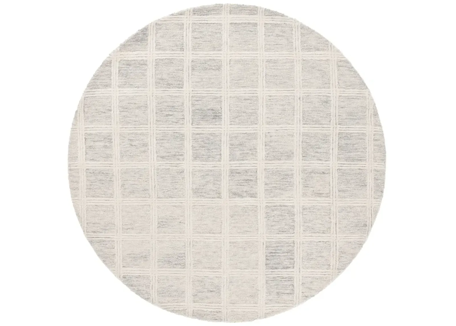 PINE 103 GREY  6' x 6' Round Round Rug