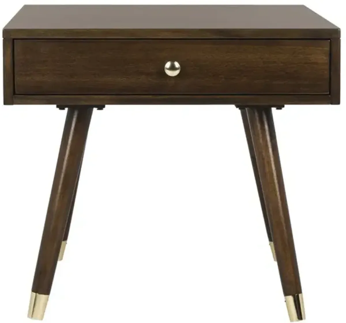 LEVINSON GOLD CAP END TABLE