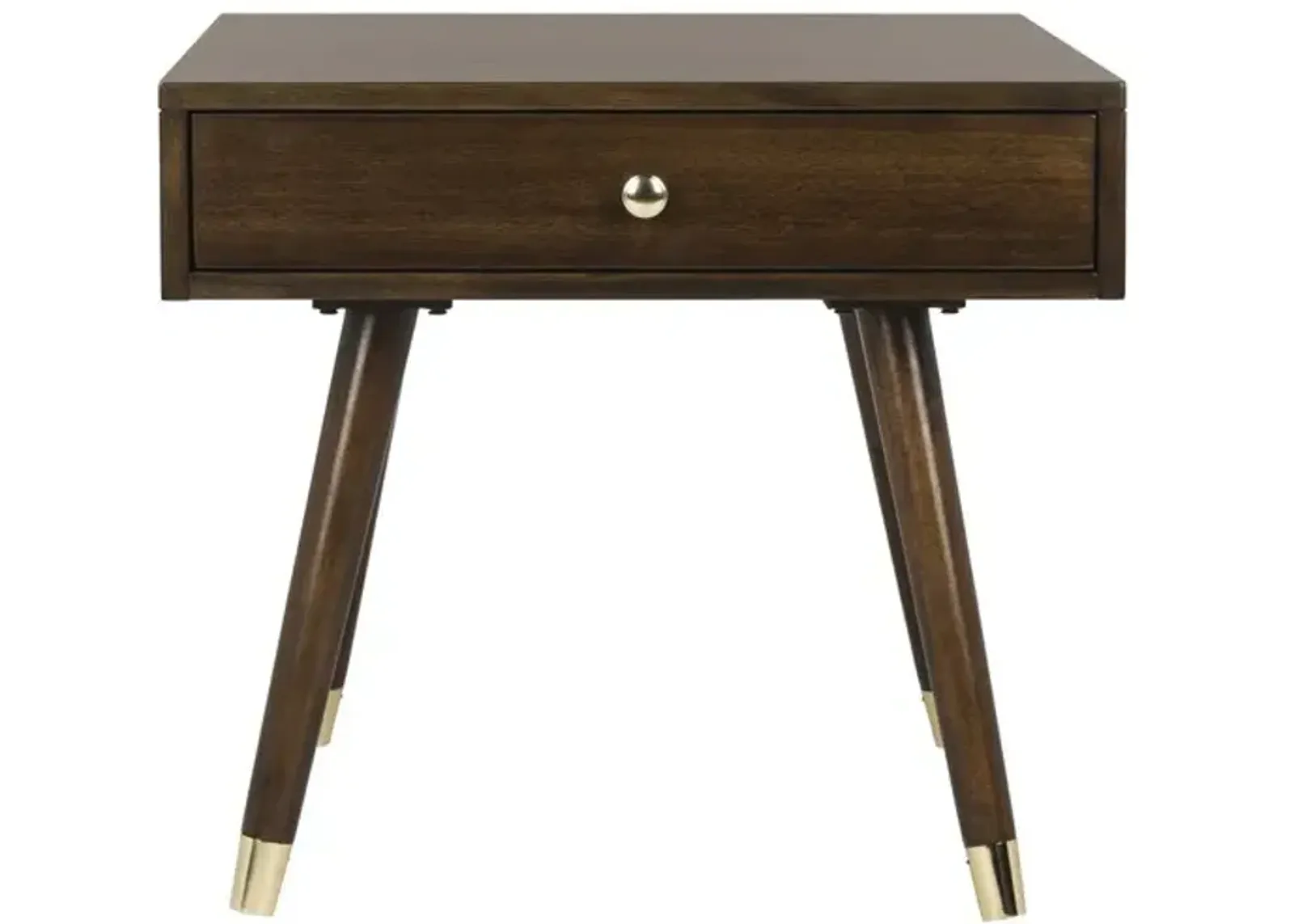 LEVINSON GOLD CAP END TABLE