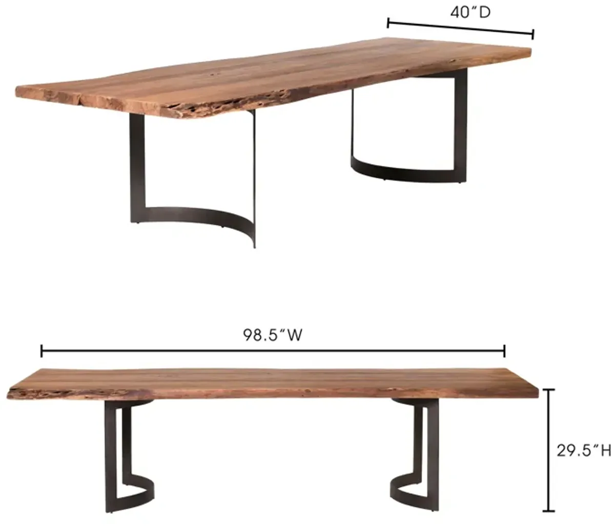 BENT DINING TABLE SMALL