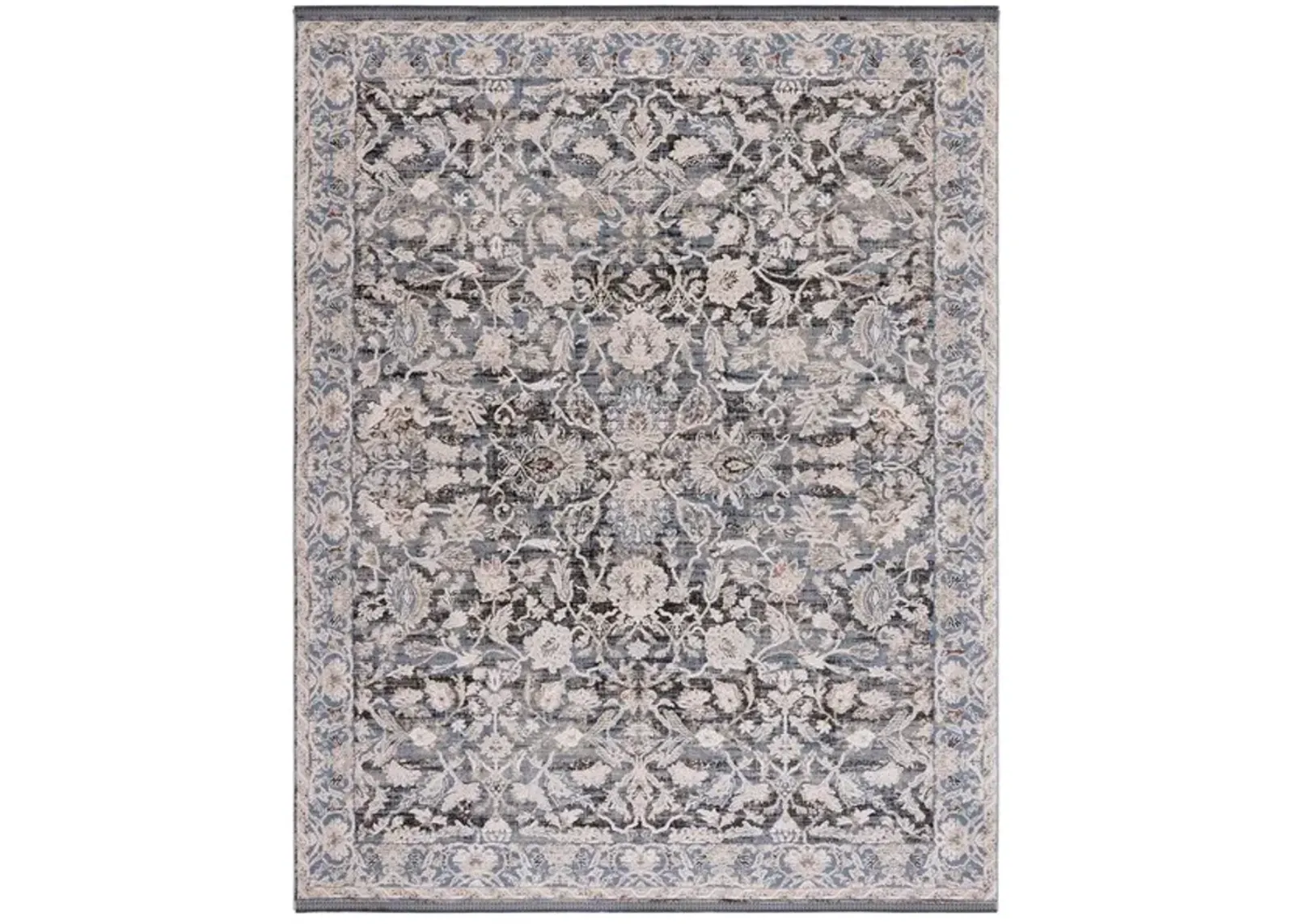 VIVALDI 516 Blue  8' X 10' Large Rectangle Rug