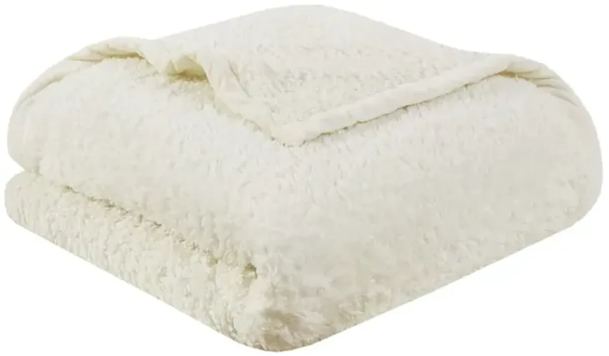 Woolrich Burlington Ivory Berber Blanket