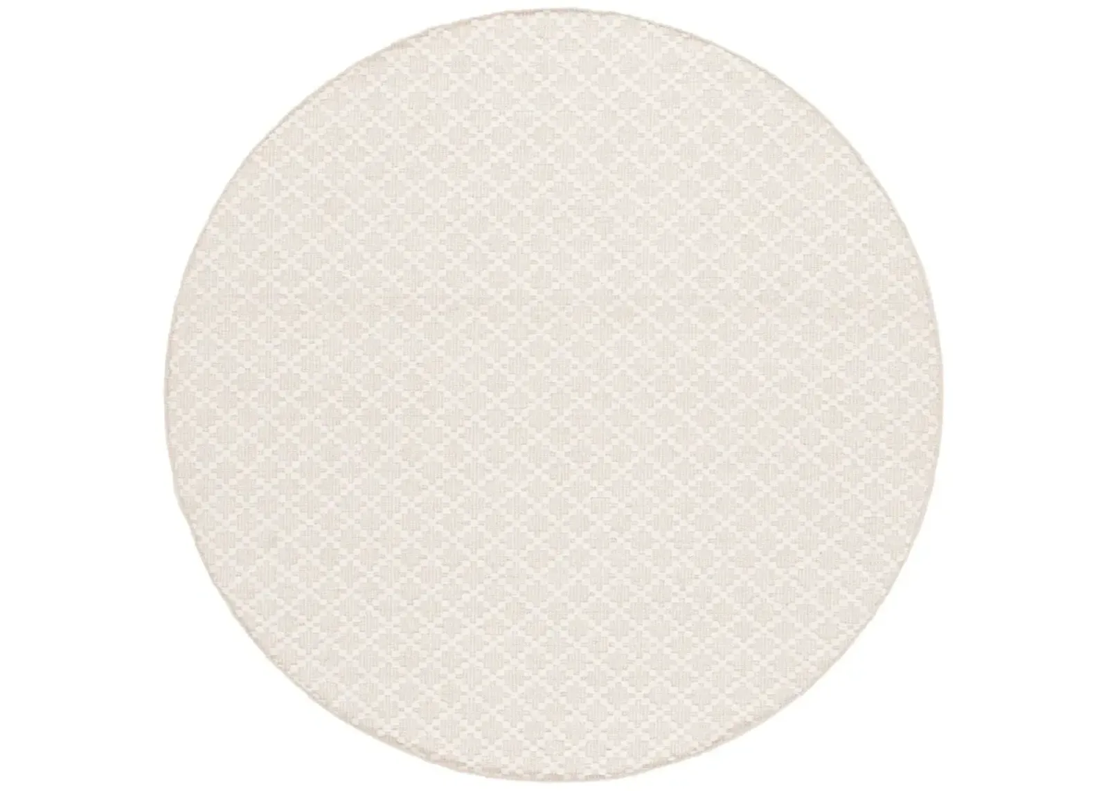 VERMONT 908 BEIGE  6' x 6' Round Round Rug