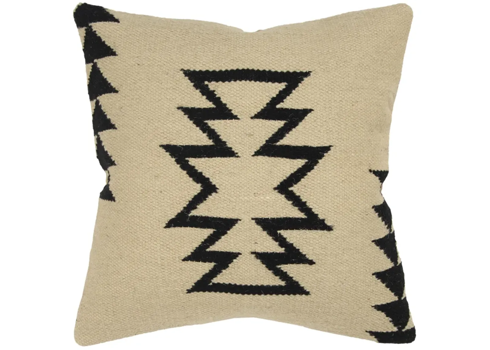 Southwestern Iconic Patterning Black Pillow