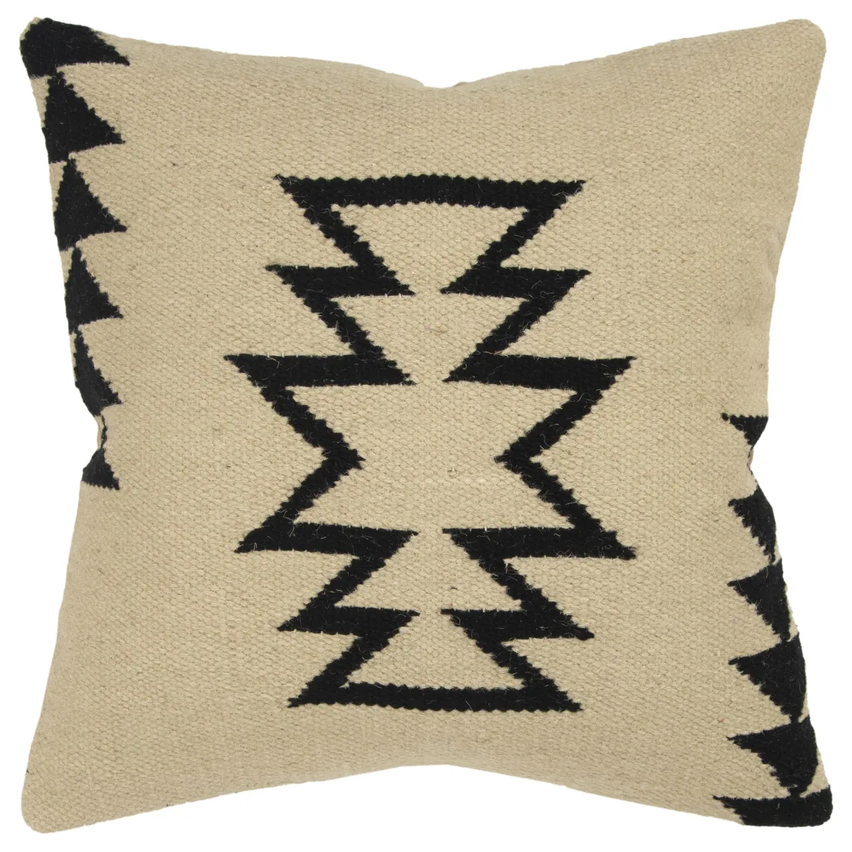 Southwestern Iconic Patterning Black Pillow