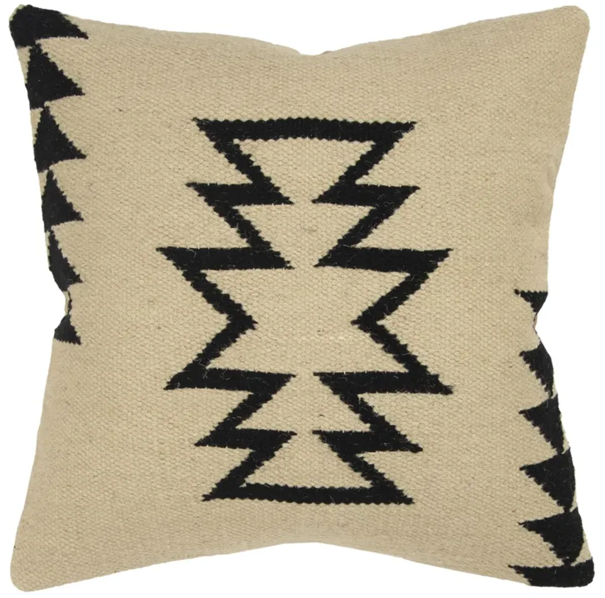 Southwestern Iconic Patterning Black Pillow