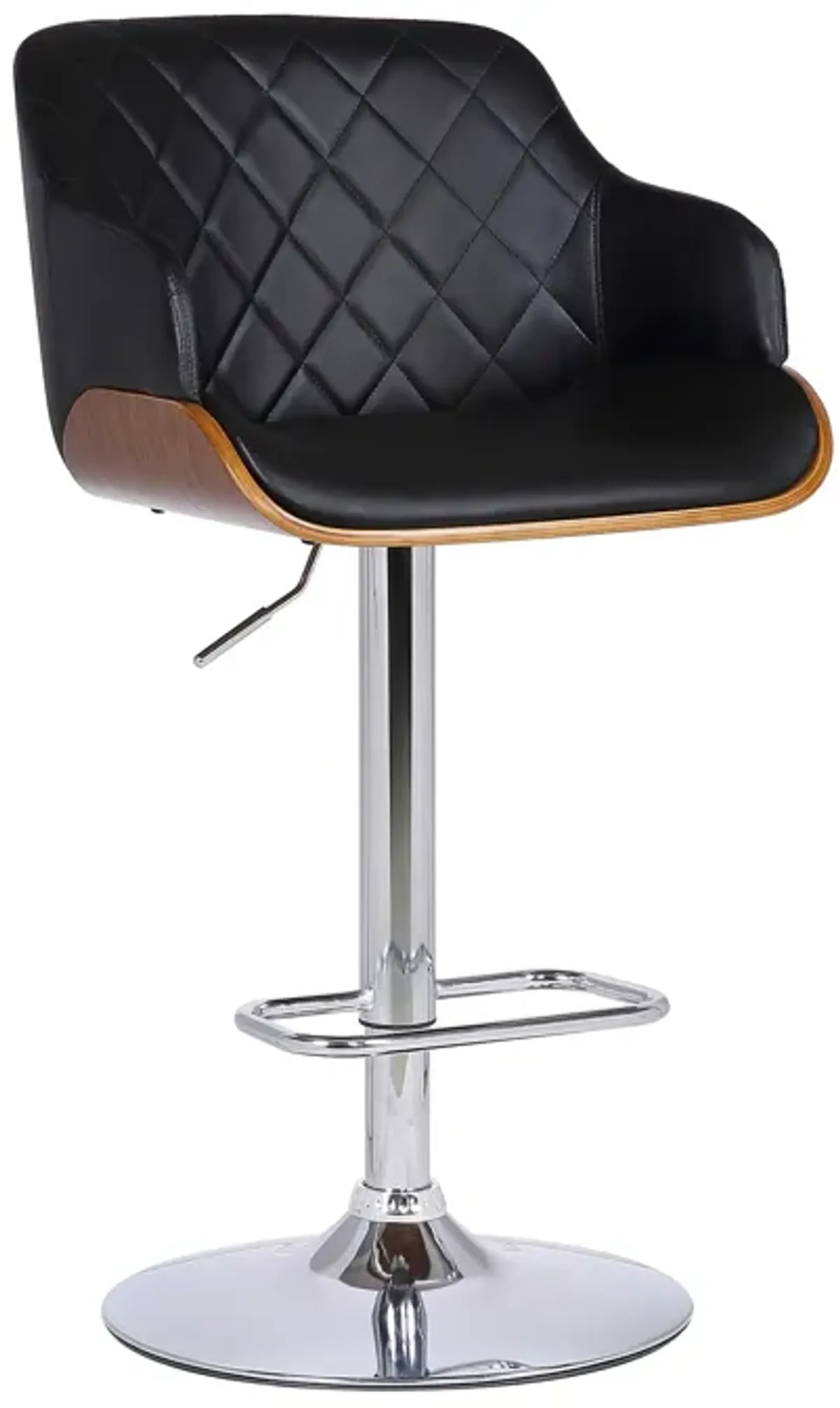 Toby Faux Leather Adjustable Bar Stool