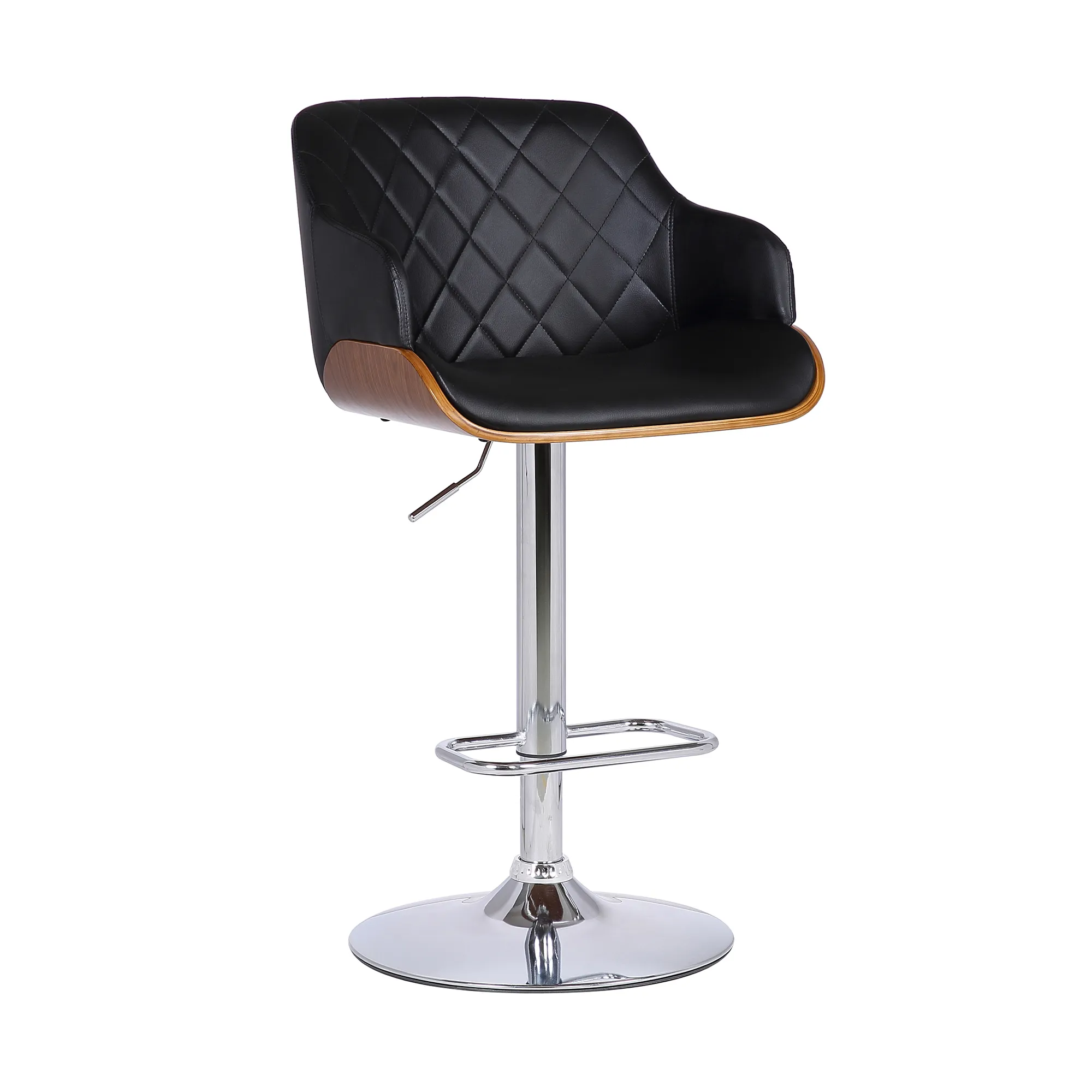 Toby Faux Leather Adjustable Bar Stool