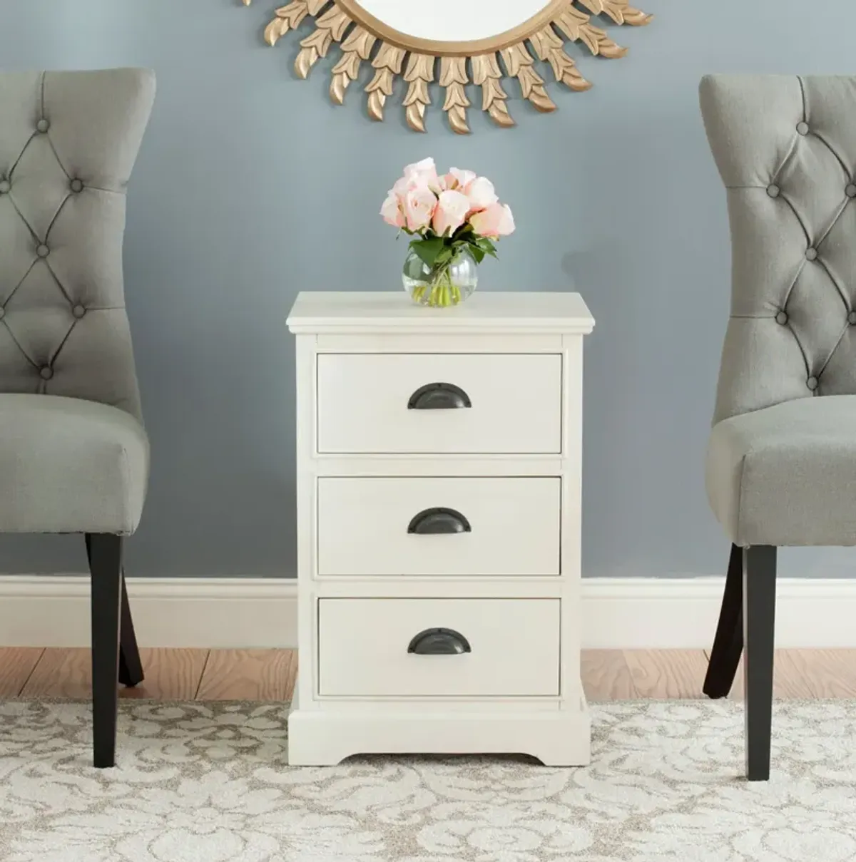 GRIFFIN 3 DRAWER SIDE TABLE